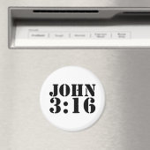 JOHN 3:16 Magnet for fridge or (In Situ (Geschirrspüler))
