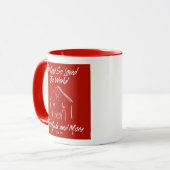 JOHN 3:16 MANGER TASSE - RED (Vorderseite Links)