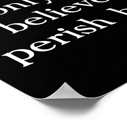 John 3:16 mit einem Adler vor einer amerikanischen Poster (Ecke)