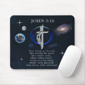 John 3:16 mousepad (Mit Mouse)