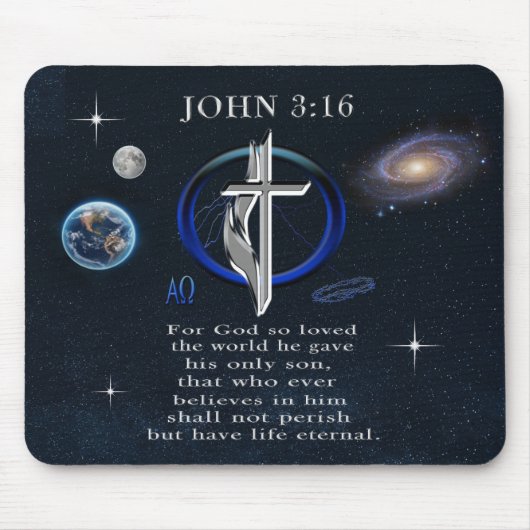 John 3:16 mousepad (Vorne)