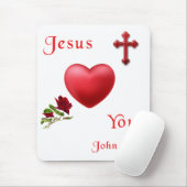 John 3:16 mousepad (Mit Mouse)