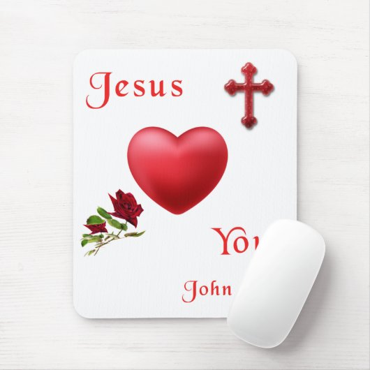 John 3:16 mousepad (Mit Mouse)