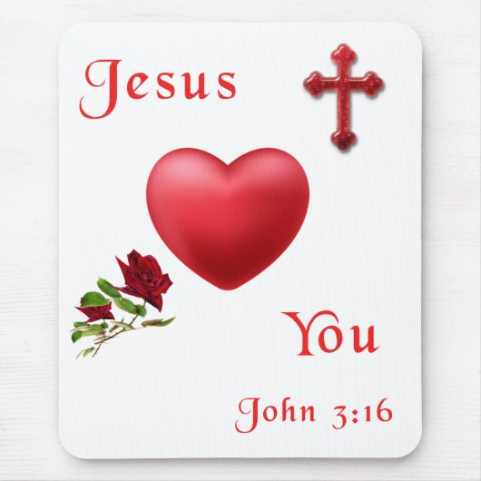 John 3:16 mousepad (Vorne)