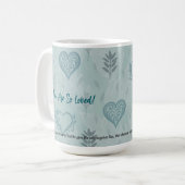 John 3:16 Mug You are so loved Kaffeetasse (Vorderseite Links)