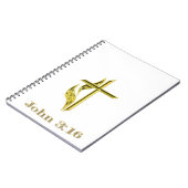 John 3:16 notizblock (Linke Seite)