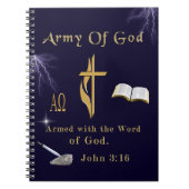 John 3:16 notizblock (Vorderseite)