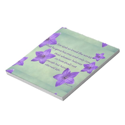 John 3:16 notizblock (Rotiert)