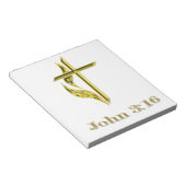 John 3:16 notizblock (angewinkelt)