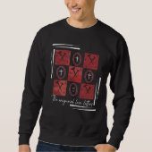 John 3:16 Originalbriefe für die Liebe Sweatshirt (Vorderseite)