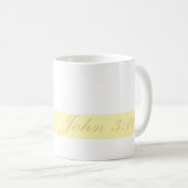 John 3:16 Orthodoxes Cross Kaffeetasse (VorderseiteRechts)