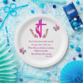 John 3:16 pappteller (Party)