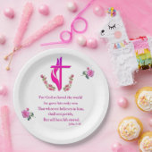 John 3:16 pappteller (Party)