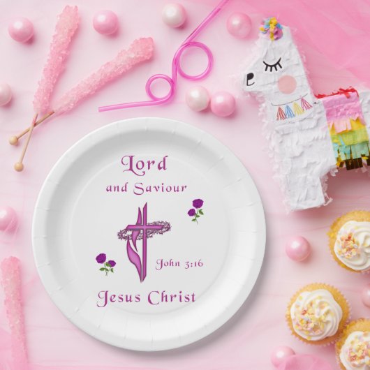 John 3:16 pappteller (Party)