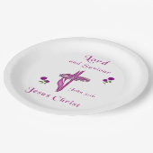 John 3:16 pappteller (Schrägansicht)