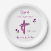 John 3:16 pappteller (Vorderseite)