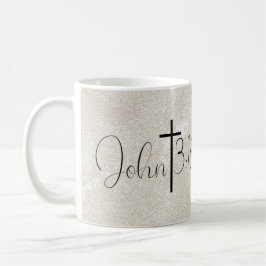 John 3:16 Pearl Background Kaffeetasse