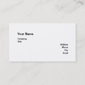 John-3:16 persönliche "Geschäfts-" Karte (Rückseite)