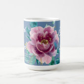 John 3 16 Pink Watercolor Floral Christlich Kaffeetasse (Mittel)