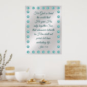 John 3:16 Poster (Küche)