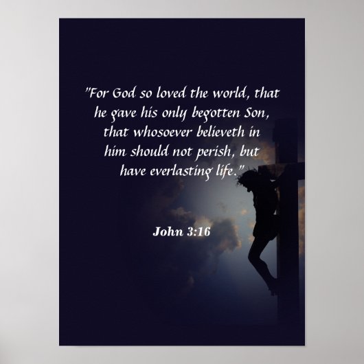 John 3:16 poster (Vorne)