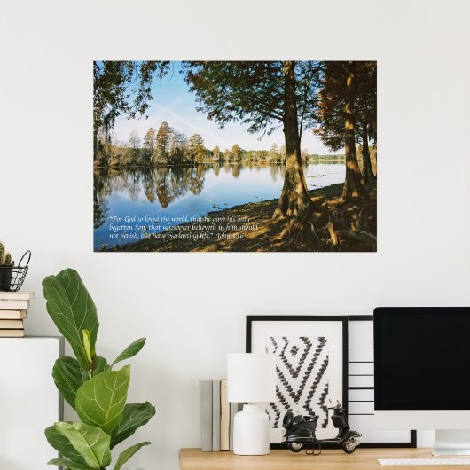 John 3:16 poster (Heimbüro)