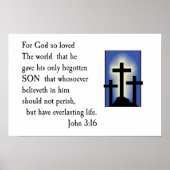 John 3:16 poster (Vorne)