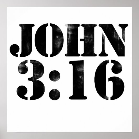 John 3:16 poster (Vorne)