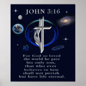 John 3:16 Poster (Vorne)
