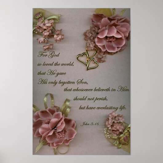 John 3:16 poster (Vorne)