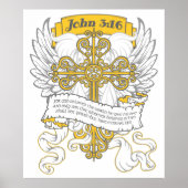 John 3:16 poster (Vorne)
