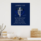 John 3:16 poster (Küche)