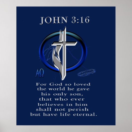 John 3:16 poster (Vorne)
