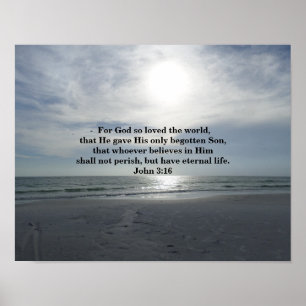 JOHN 3:16 POSTER