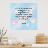John 3:16 poster (Küche)