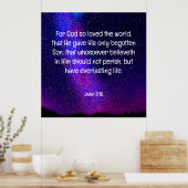 John 3:16 poster (Küche)
