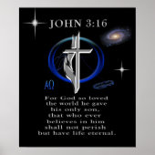 John 3:16 poster (Vorne)