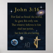 John 3:16 poster (Vorne)