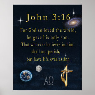 John 3:16 poster