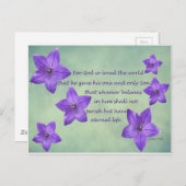 John 3:16 postkarte (Vorne/Hinten)