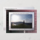 John 3:16 postkarte (Vorne/Hinten)