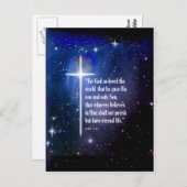 John 3:16 postkarte (Vorne/Hinten)