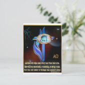 John 3:16 postkarte (Stehend Vorderseite)