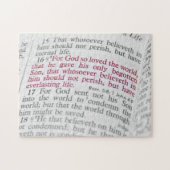 John 3:16 puzzle (Horizontal)