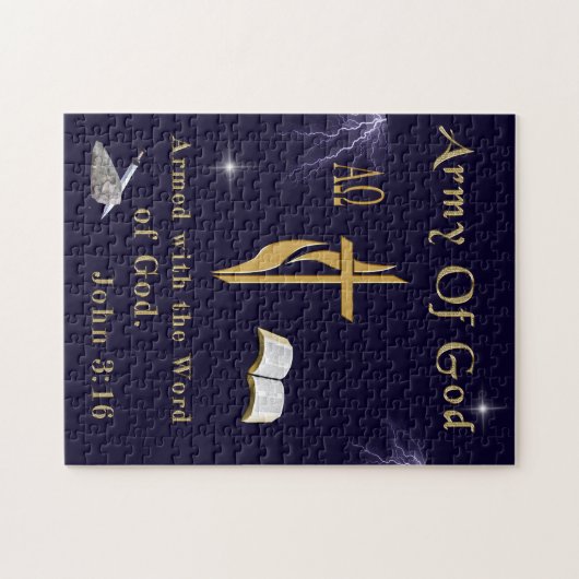 John 3:16 puzzle (Horizontal)