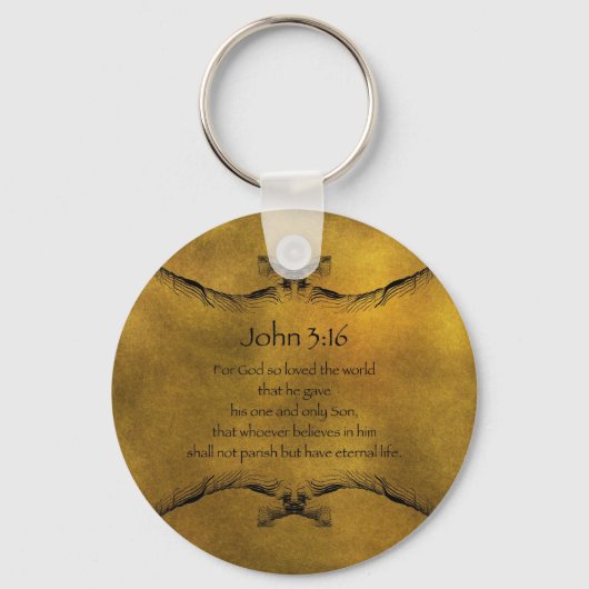 John 3:16 schlüsselanhänger (Vorderseite)