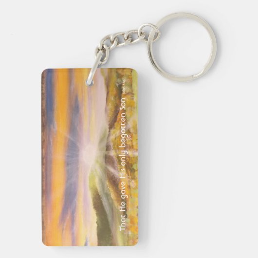 John 3:16 schlüsselanhänger (Rückseite)