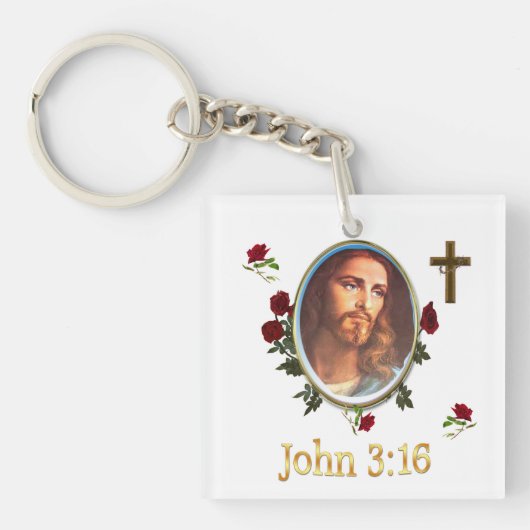 John 3:16 schlüsselanhänger (Vorderseite)