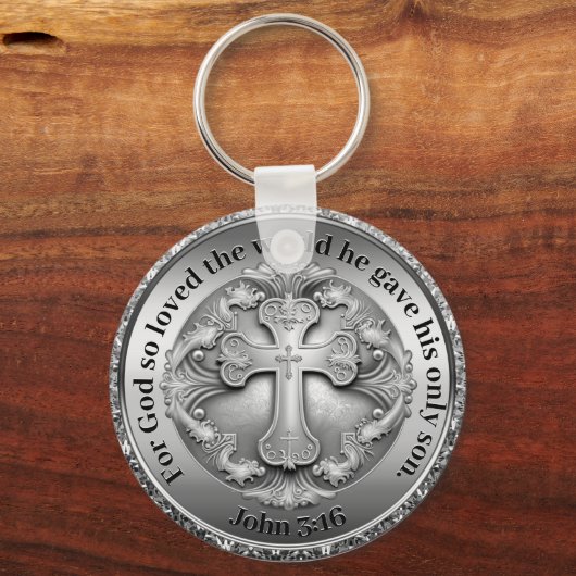 John 3:16 Schlüsselanhänger (Vorderseite)