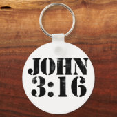 John 3:16 schlüsselanhänger (Vorderseite)